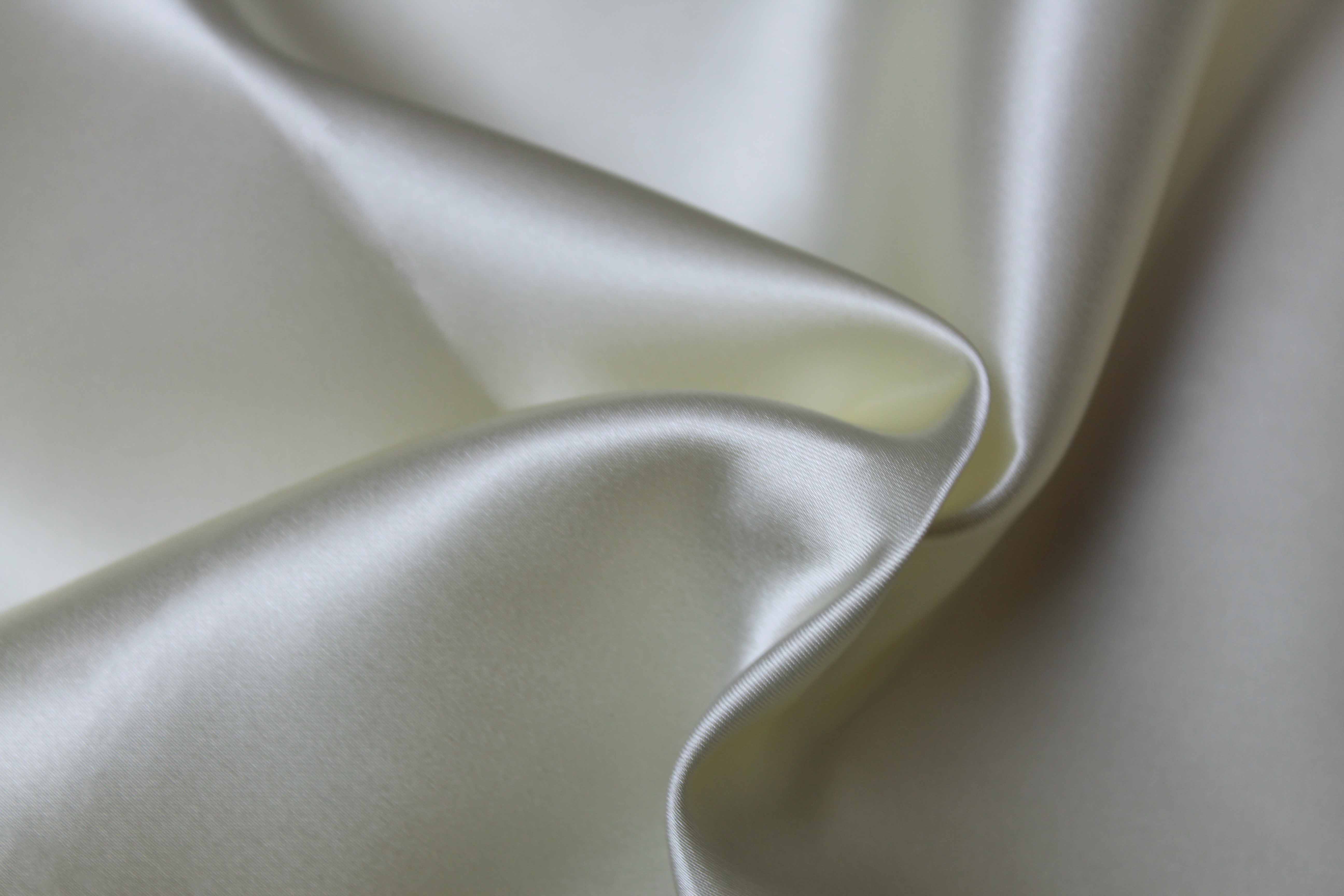 ACETATE SATIN - CREAM